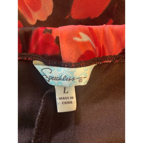 Speechless halter dress size Large floral pink and brown in color - Picture 5 of 6